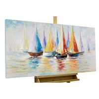 ÖLGEMÄLDE 120/60 cm - Multicolor/Weiß, Holz/Textil (1.6/60cm) - KUNSTLOFT