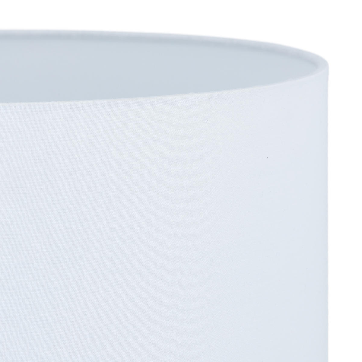 TISCHLAMPE - Silberfarben, Textil/Metall (25/25/50cm) - Relaxdays