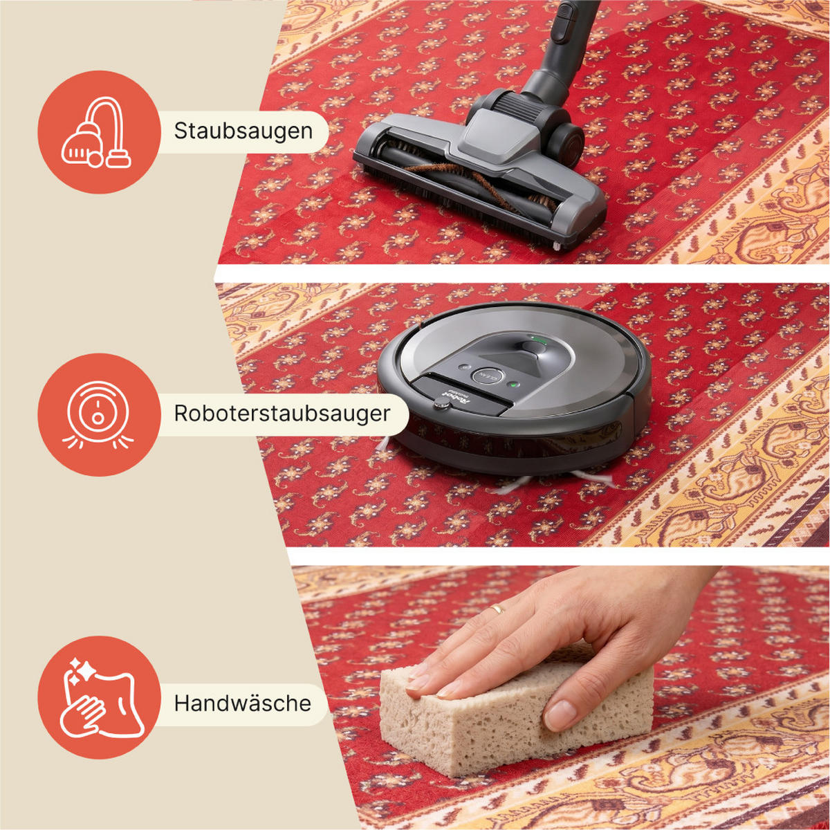 TEPPICH NORA Rot 70/150 cm - Rot, Textil (70/150cm) - Tapiso
