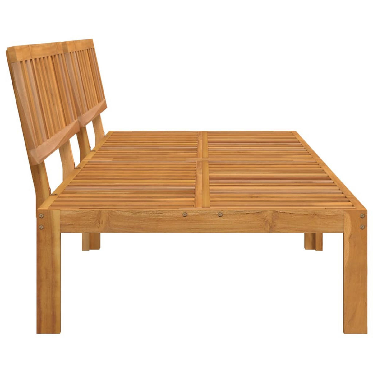 GARTEN-MITTELSOFAS Aus Paletten 2 Stk. Massivholz Akazie - Braun, Holz (92/68/120cm) - vidaXL