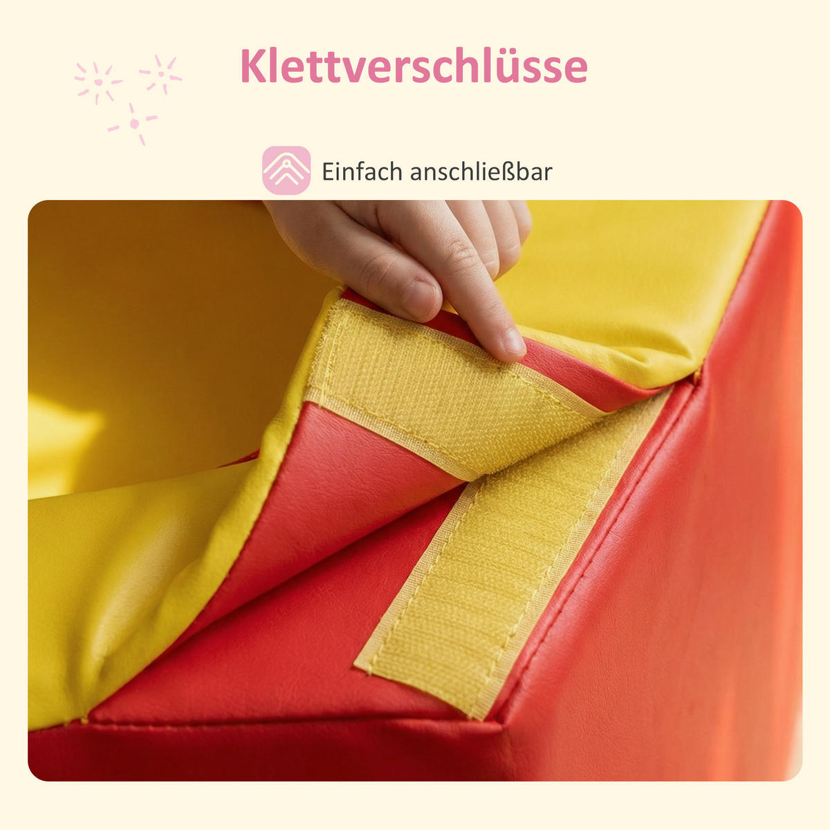 SCHAUMSTOFF-BAUSTEINE 6er Set PU EPE Mehrfarbig - Multicolor, Kunststoff (100/150cm) - HOMCOM