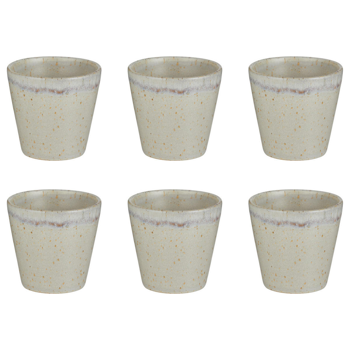 ESPRESSOTASSE (6er-Set) Artisan 90 ml - Beige, Keramik (0.09L) - Butlers