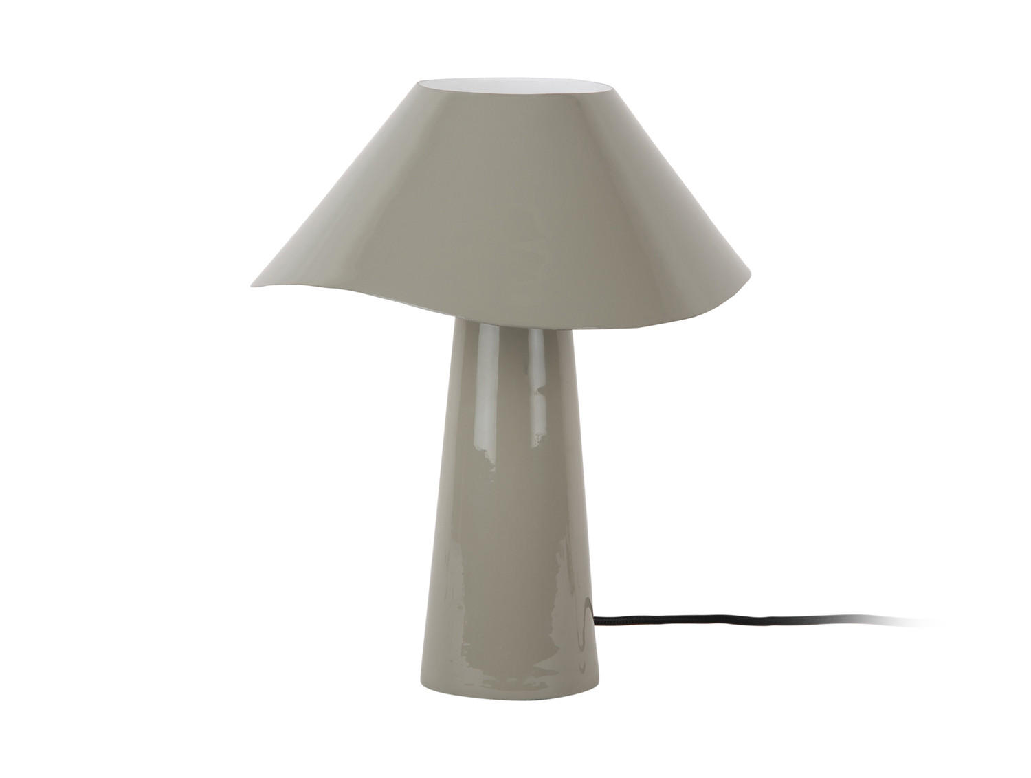 TISCHLAMPE Ameno 28/28/33 cm - Grau, Metall (28/28/33cm) - Leitmotiv