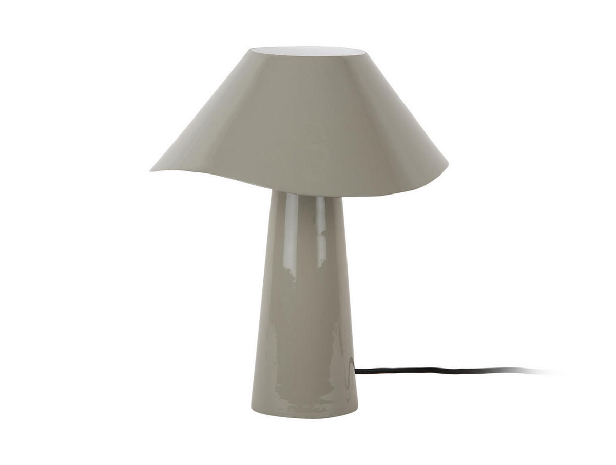 TISCHLAMPE Ameno 28/28/33 cm - Grau, Metall (28/28/33cm) - Leitmotiv