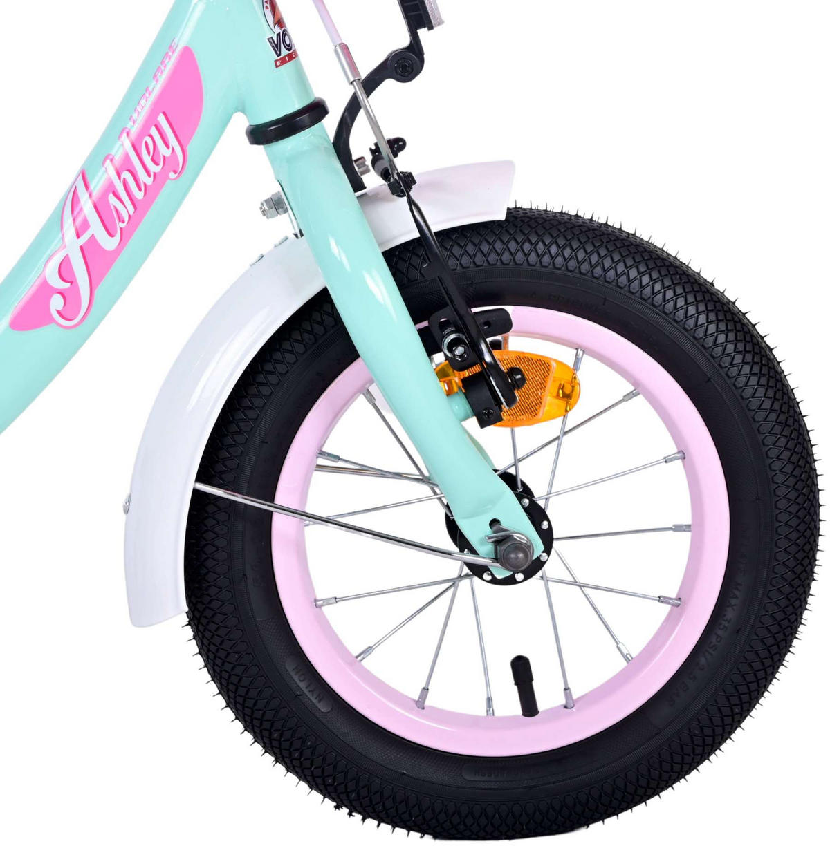 KINDERFAHRRAD Ashley - Mädchen - 12 Zoll - Rücktritt + Handbremse - Grün - Grün, Metall (45cm) - TPFSports