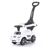 RUTSCHER 2 in 1 Turbo weiß Schubstange Musikfunktion Rückenlehne - Weiß, Kunststoff (57/28/88cm) - Chipolino