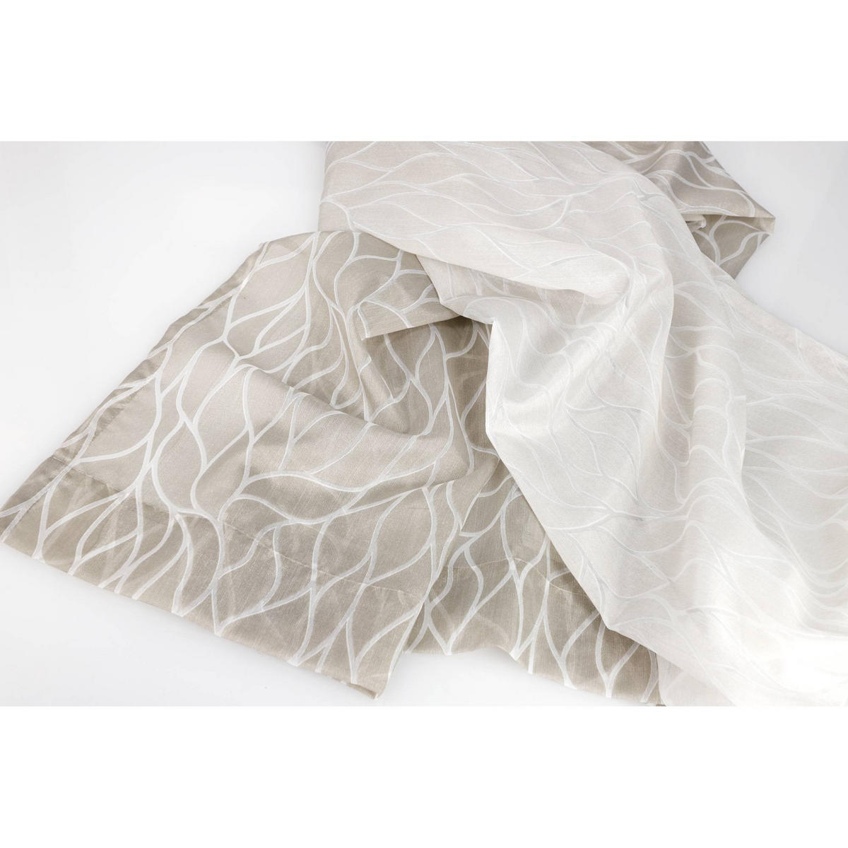 VORHANG mit verdeckten Schlaufen LYRICS - Grün, Textil (130/1/250cm) - Schöner Wohnen