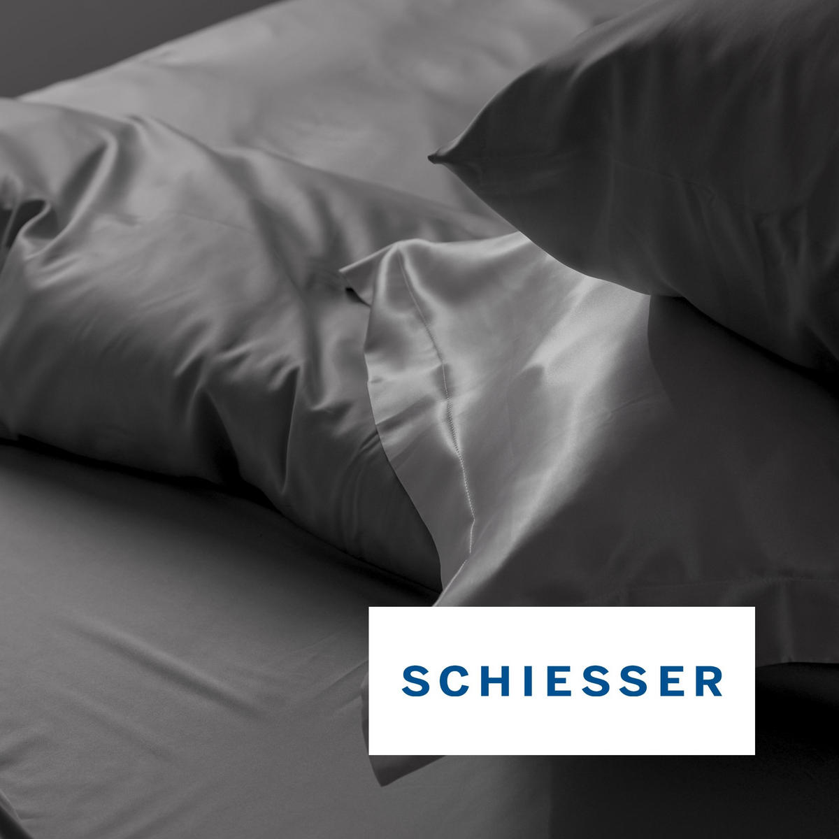 SPANNBETTLAKEN Elli 97 % Baumwolle, 3 % Elasthan 150x200 cm Dunkelgrau - Dunkelgrau, Textil (150/200cm) - SCHIESSER