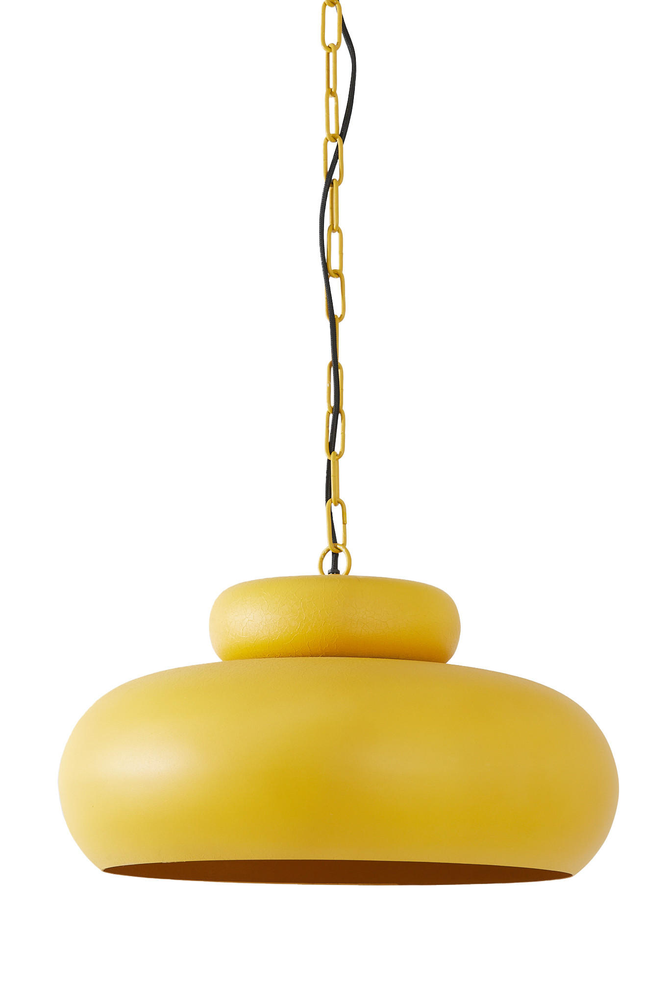 HÄNGELAMPE Neiva Gelb Ø46/30 cm - Gelb, Metall (46/46/30cm) - Light & Living