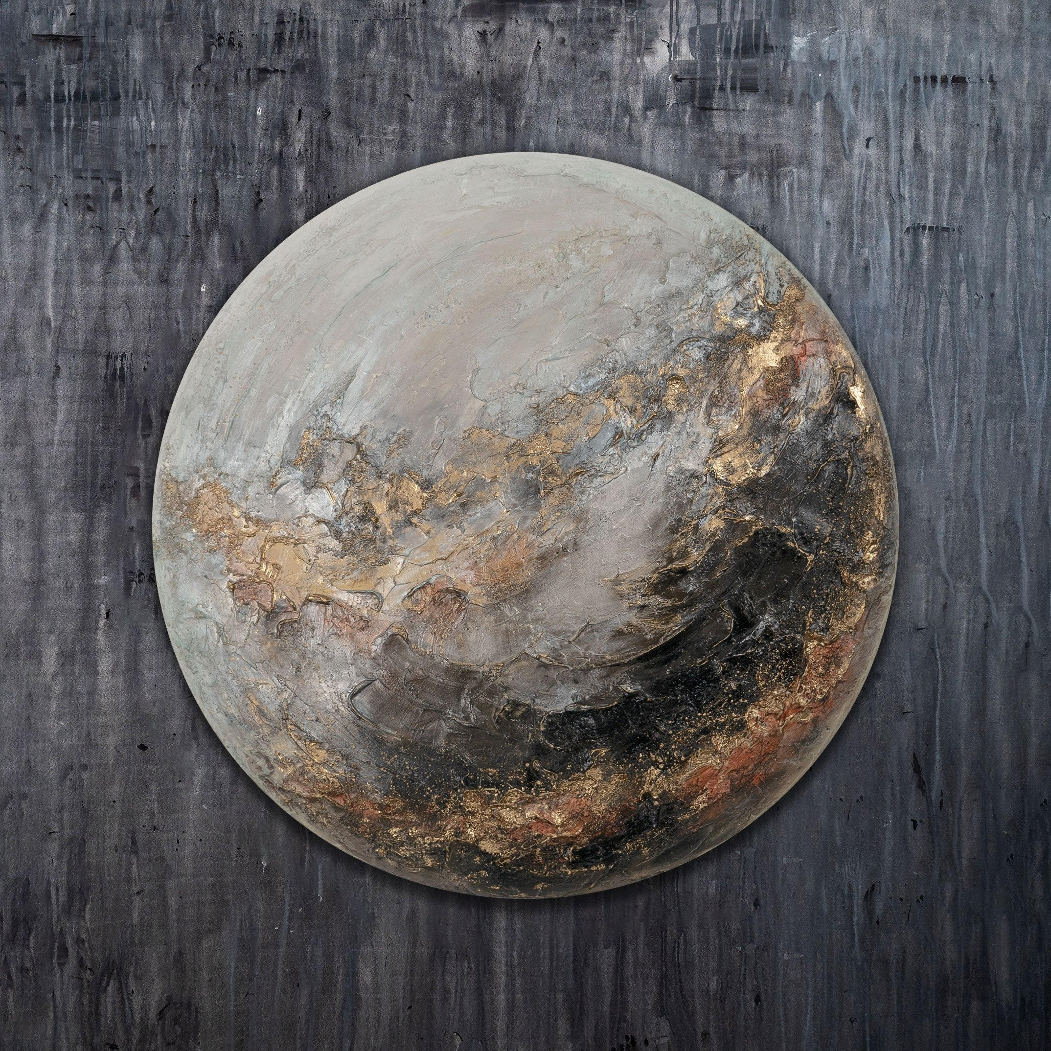 GEMÄLDE Enigma auf Keilrahmen 70 cm - Multicolor, Holz (70/70cm) - YS-art gallery
