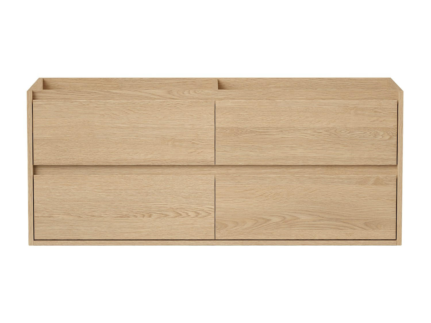 WASCHBECKENUNTERSCHRANK - 120 cm x 45 cm - Holz, Platte - Naturfarben Hell - MILIPAM - Naturfarben, Holz (120/50/45cm) - Vente-Unique