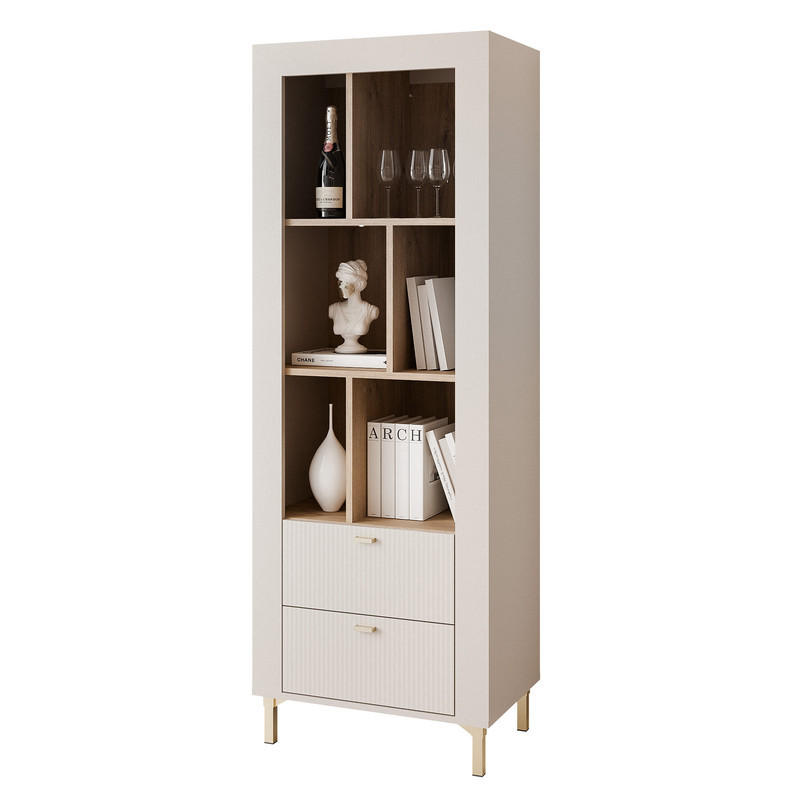 Idohome Vitrine Kaschmir 60x169x40 cm