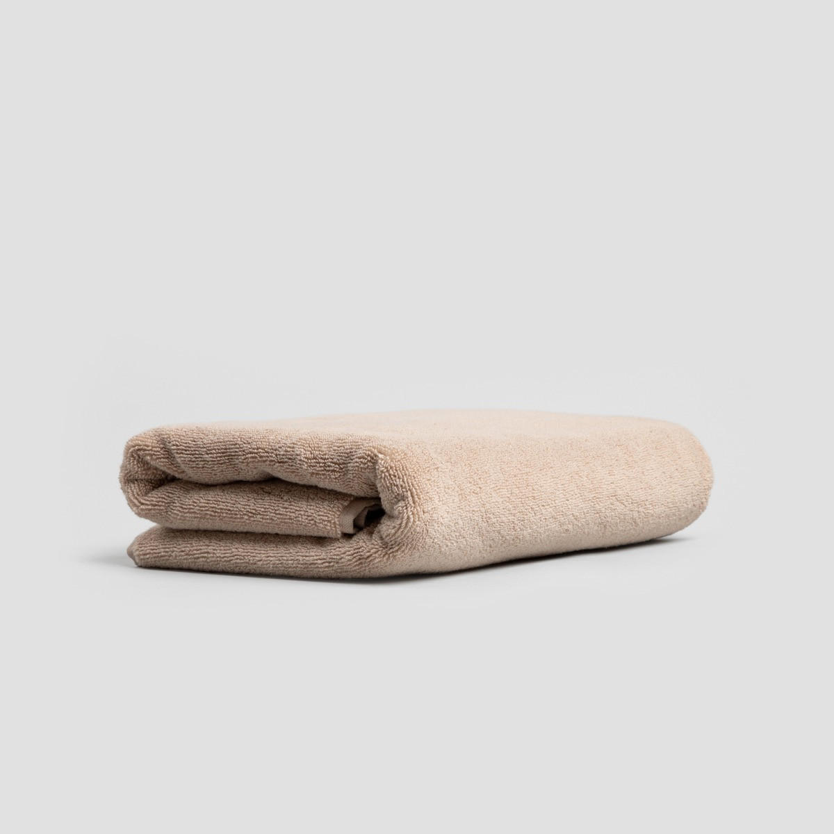 BADETUCH Desma beige 70/130 cm - Beige, Textil (70/130cm) - Homla