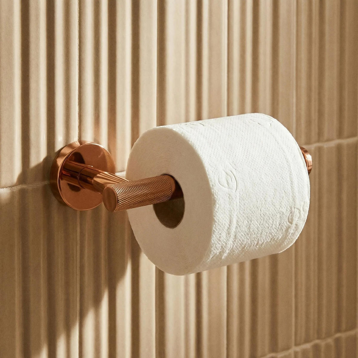 HALTER Für Toilettenpapier Rea 6611 Modern Copper - Kupferfarben, Metall (17.5/5/8cm) - REA
