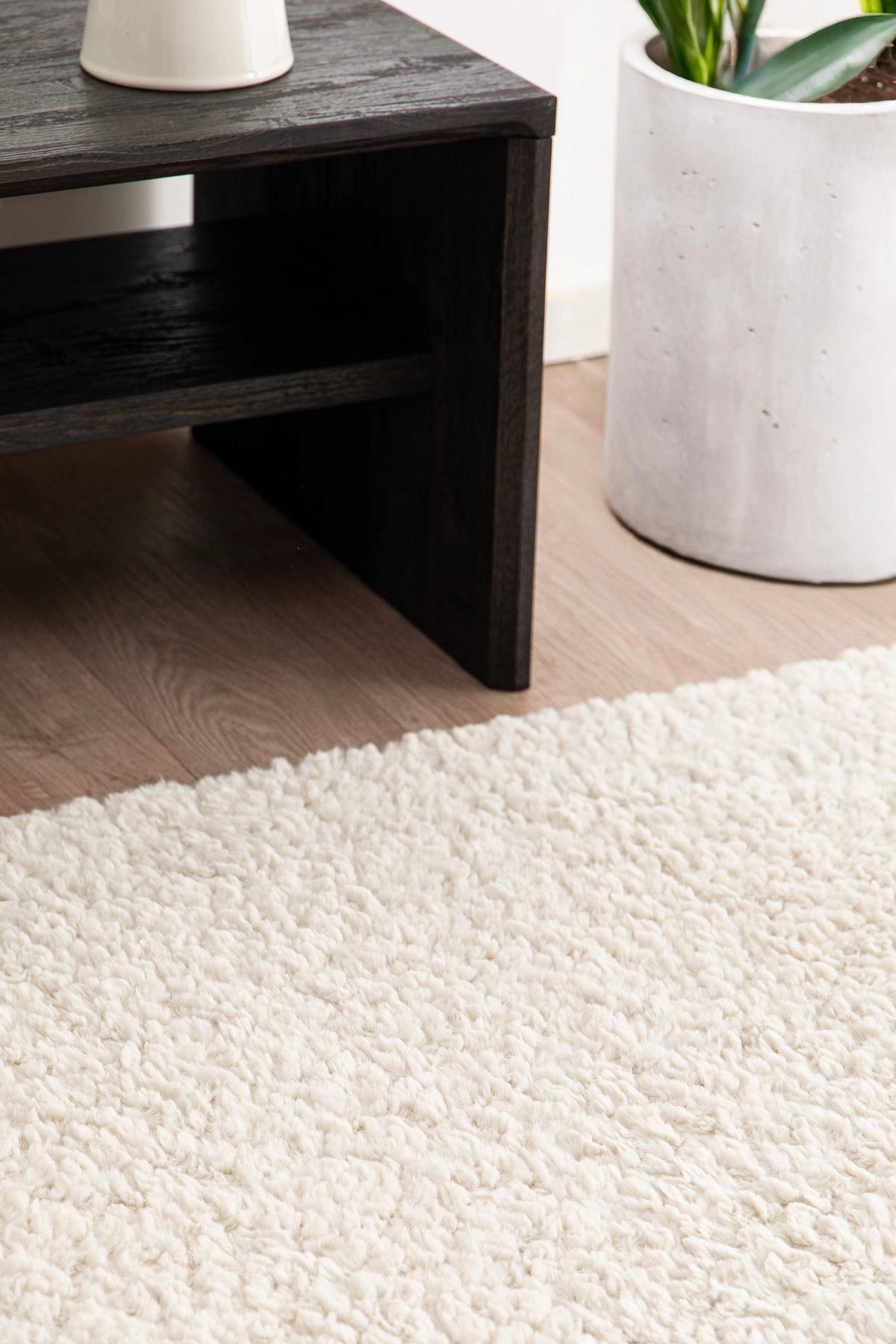 TEPPICH, Ultraweicher im zeitgenössischen Stil weiß - Weiß, Textil (120/160cm) - AFK Living