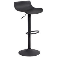 BARHOCKER Aveiro 69-94x43x44 cm schwarz - Schwarz, Kunststoff (43/69/44cm) - furnicato