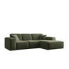 ECKSOFA L-Form Siena Stoff Maloy Grün Rechts - Grün, Holz (266/165cm) - Kaiser Möbel