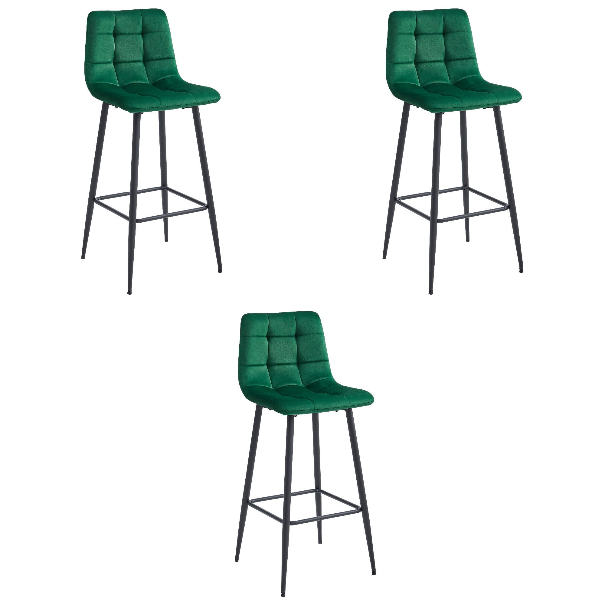 XXXLutz Barhocker Dunkelgrün 43.5x46x32.5 cm