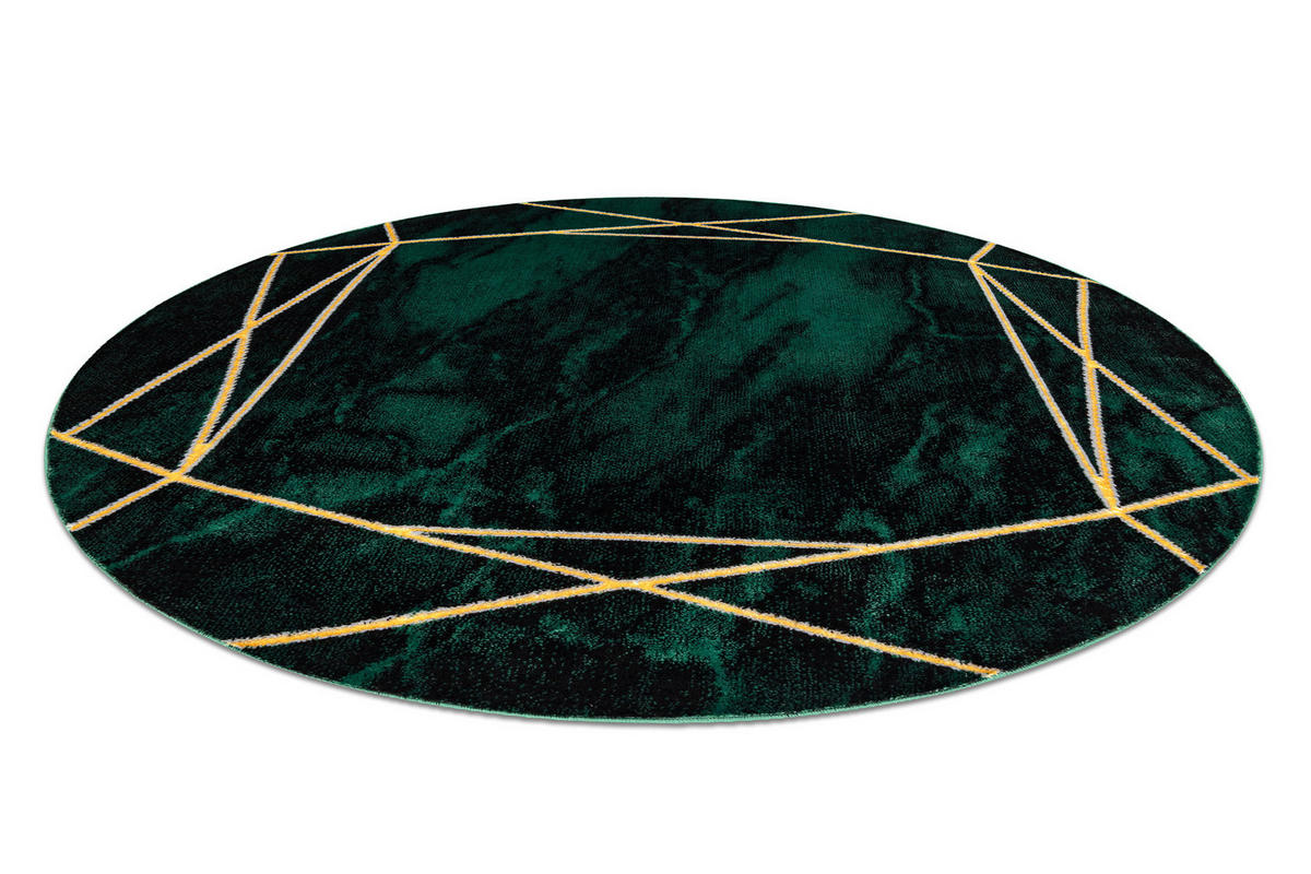 TEPPICH Emerald 120 cm - Pastellgrün, Textil (120/120cm) - rugsX