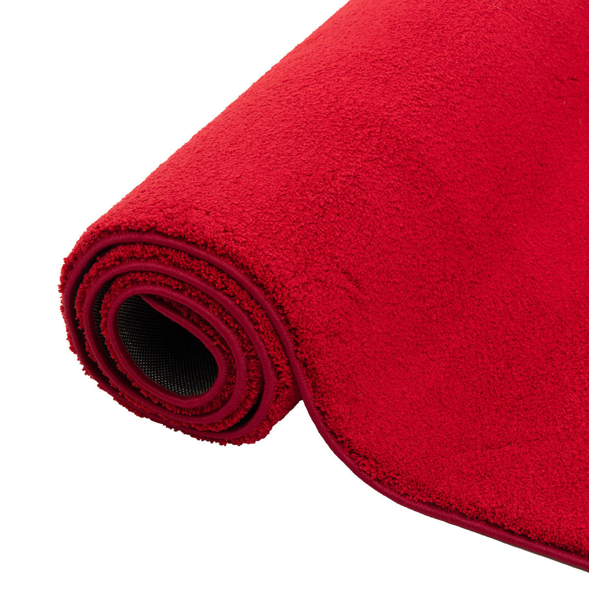 HOCHFLOR SHAGGY TEPPICH PALACE - Weinrot, Textil (80/200cm) - Snapstyle