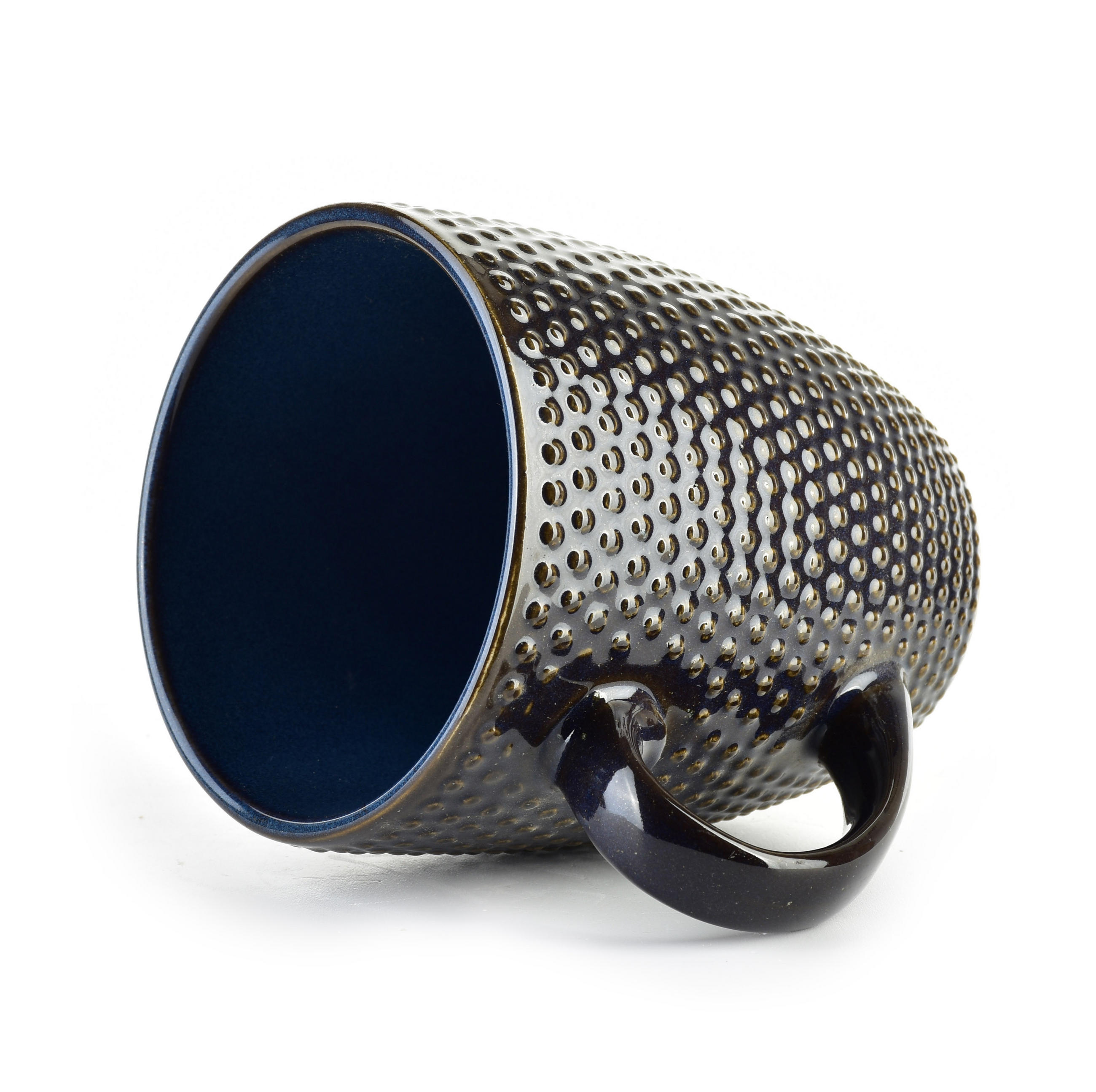 BECHER Basic Nature Blau 13/11.5/11.5 cm Keramik - Dunkelblau, Keramik (0.4L) - Mondex