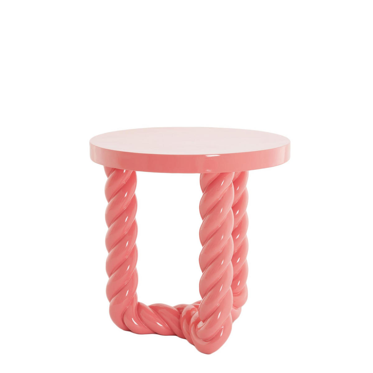 BEISTELLTISCH Vallejo Rosa 46/46/46 cm - Pink, Kunststoff (46/46/46cm) - Light & Living