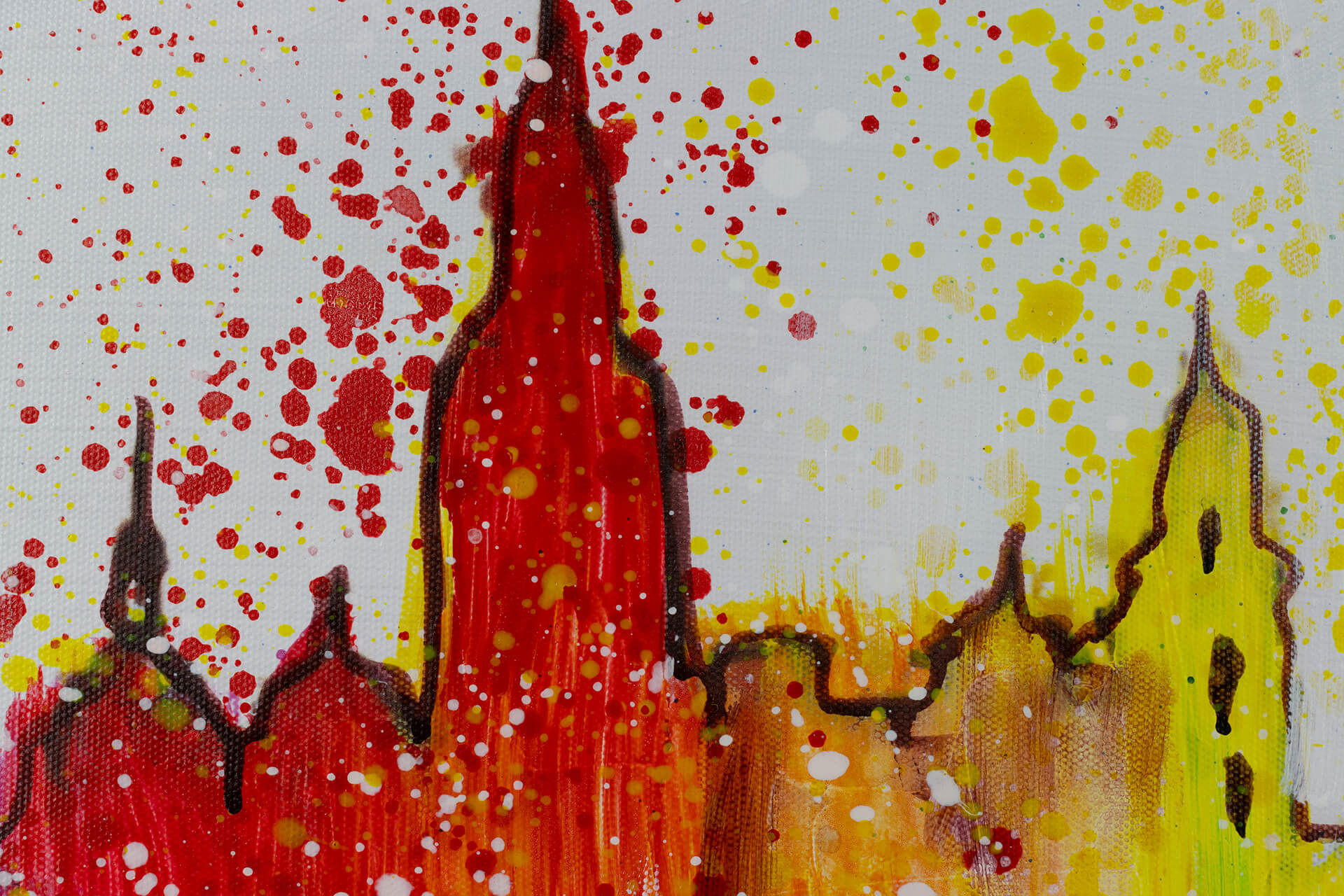 ACRYLBILD HANDGEMALT 120/60 cm - Multicolor/Grau, Holz/Textil (2/60cm) - KUNSTLOFT