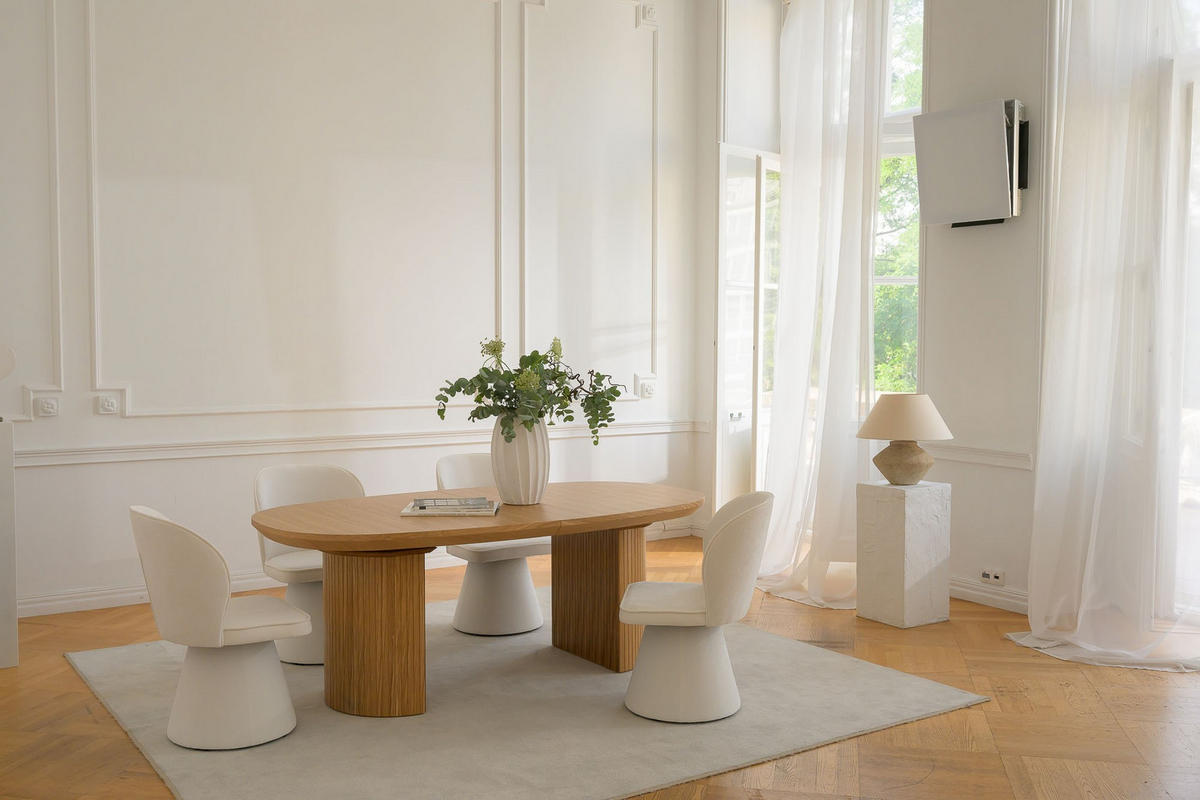 ESSTISCH STILO Ausziehbar 200 - 300 / 110 x 76 cm - Eichefarben, Holz (200/110/76cm) - MASSENO