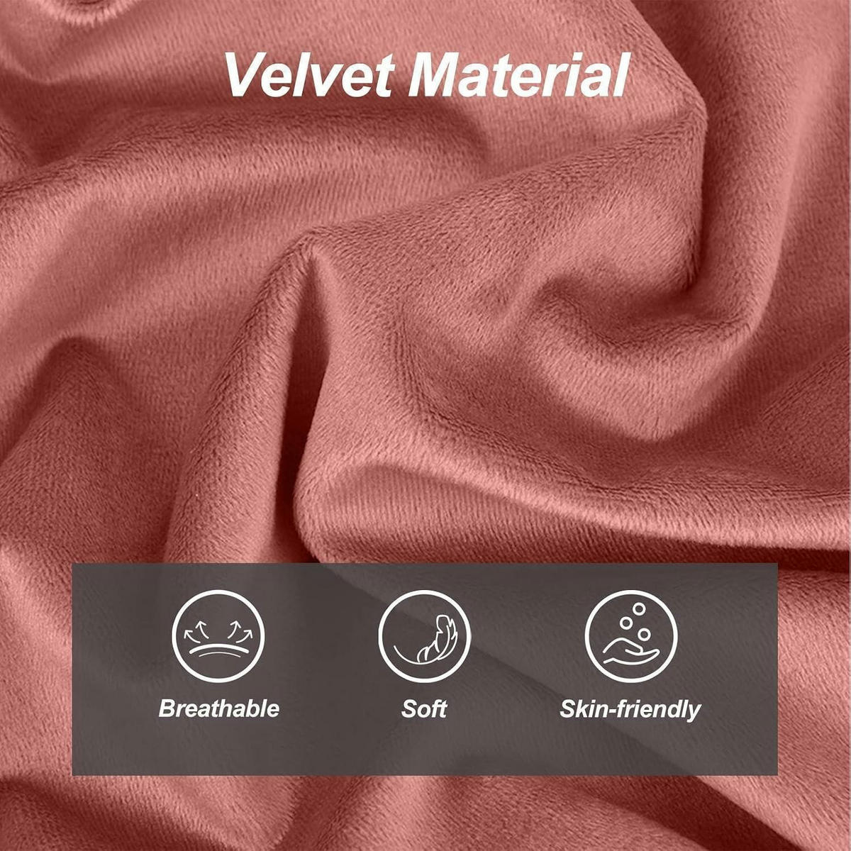 ESSZIMMERSTÜHLE 2-teiliges Set Samt Rosa - Rosa, Textil (45/87/54cm)