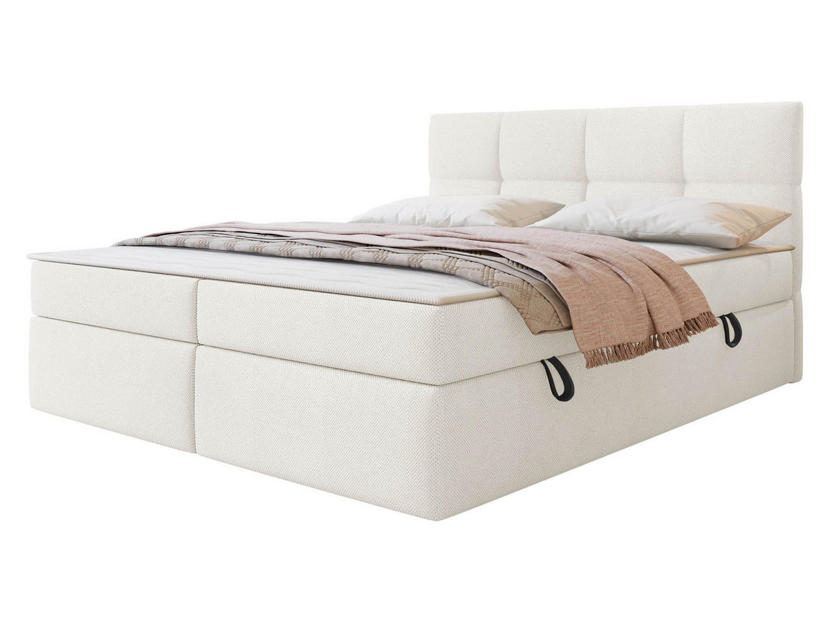 BOXBETT Figaro - Schwarz/Naturfarben, Holz/Textil (160/200cm) - MIRJAN24