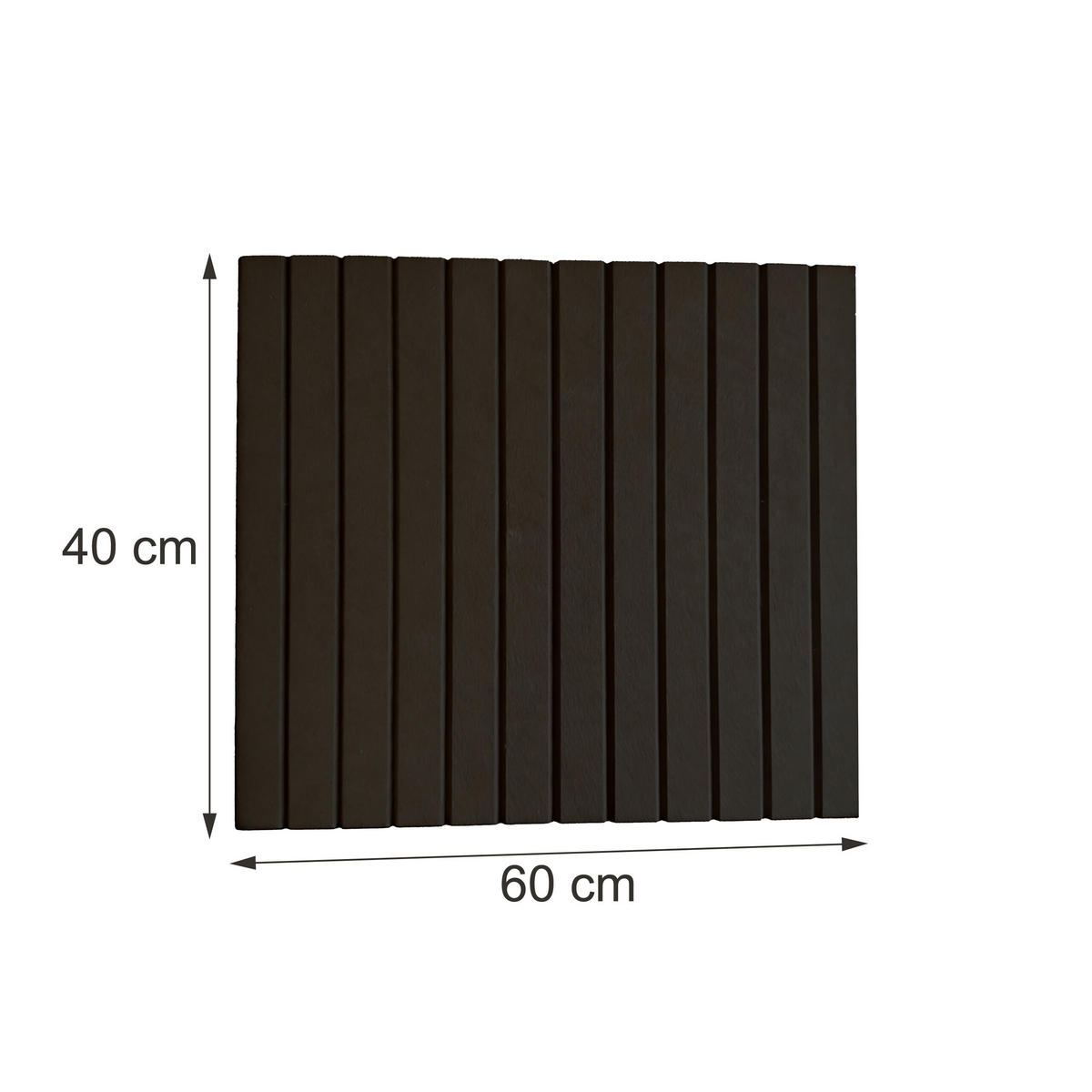 ANSLAGSTAVLA svart filt självhäftande 2-pack 60x40 cm - Svart, Textil (60/0.9/40cm) - Relaxdays