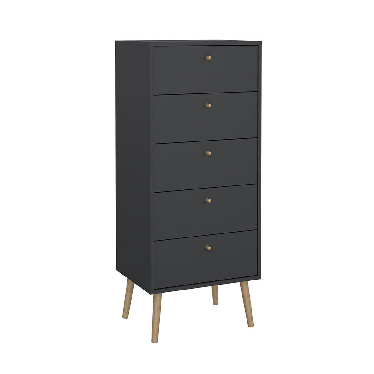 KOMMODE, Bodo, Grau, Holzwerkstoff, 51 x 40 x 121 cm - Grau, Holzwerkstoff (51/121/40cm) - ebuy24