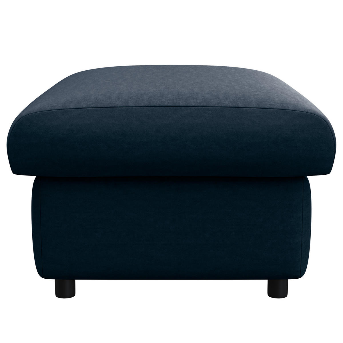 POLSTERHOCKER - Blau/Schwarz, Kunststoff/Textil (100/44/60cm) - home24