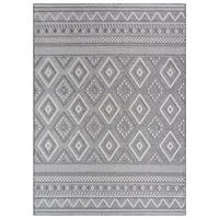 OUTDOORTEPPICH Grau-Hellgrau 120 x 160 cm - Hellgrau, Kunststoff (120/160cm) - TT Home