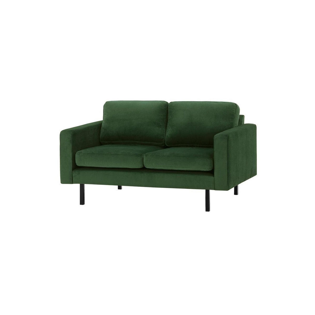 ZWEISITZER-SOFA Lioni-Kronos 14 - Grün, Holz/Textil (143/84/94cm)