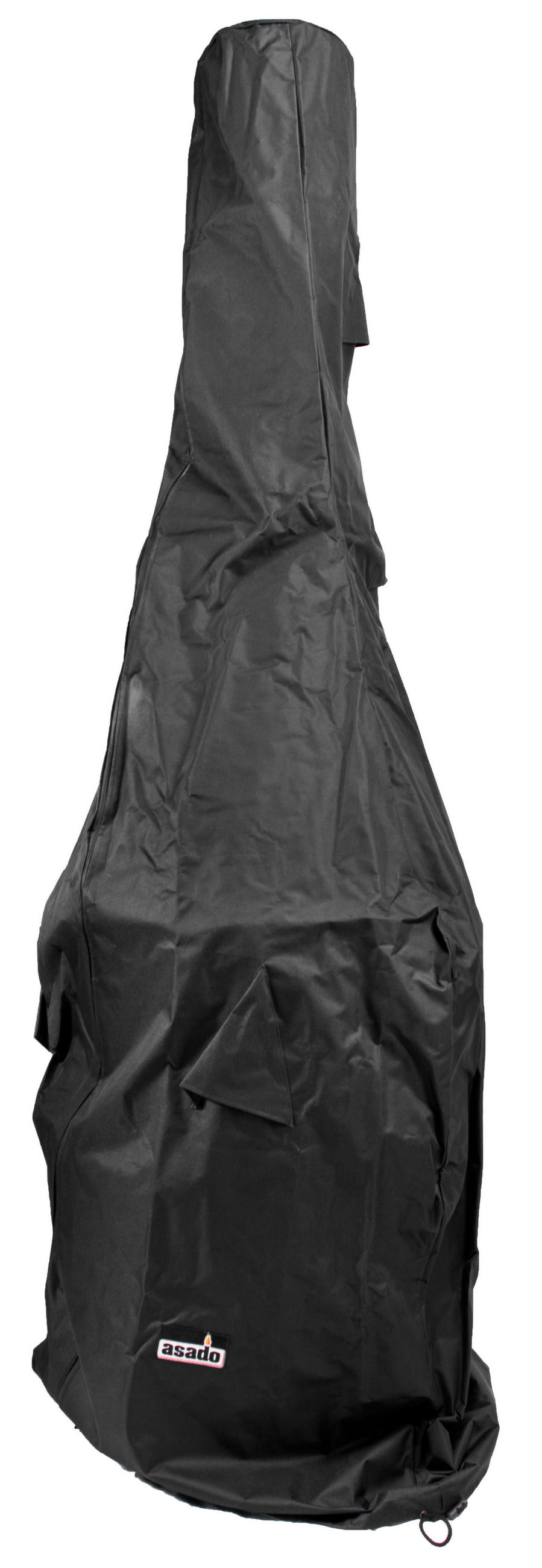 SCHUTZHÜLLE Gartenkamin Schwarz, Ø 72 cm, Höhe 226–230 cm - Schwarz, Kunststoff (80/175/120cm) - Asado