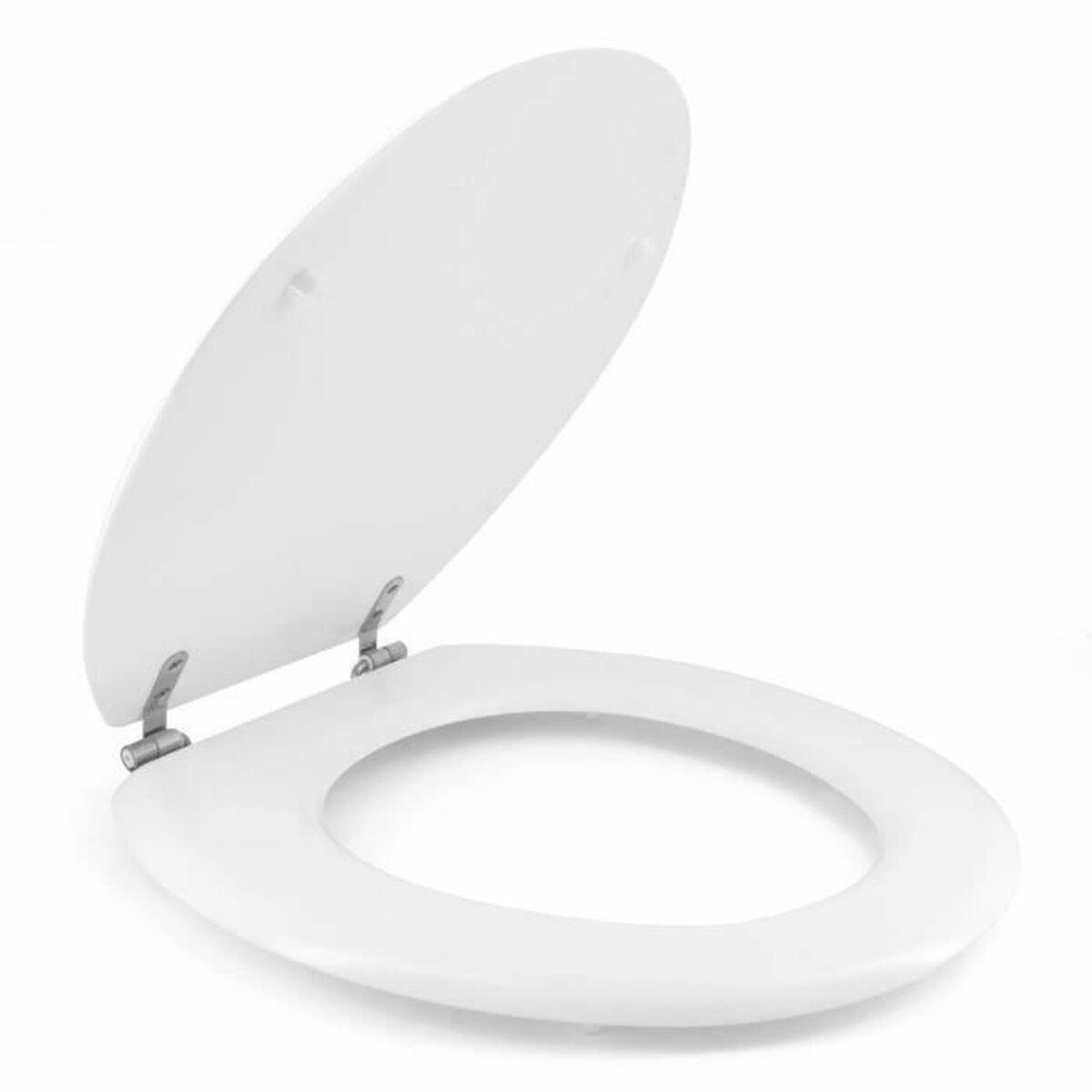 TOILETTENABDECKUNG Weiß - Weiß, Kunststoff (38.3/4.9/46cm) - Gelco
