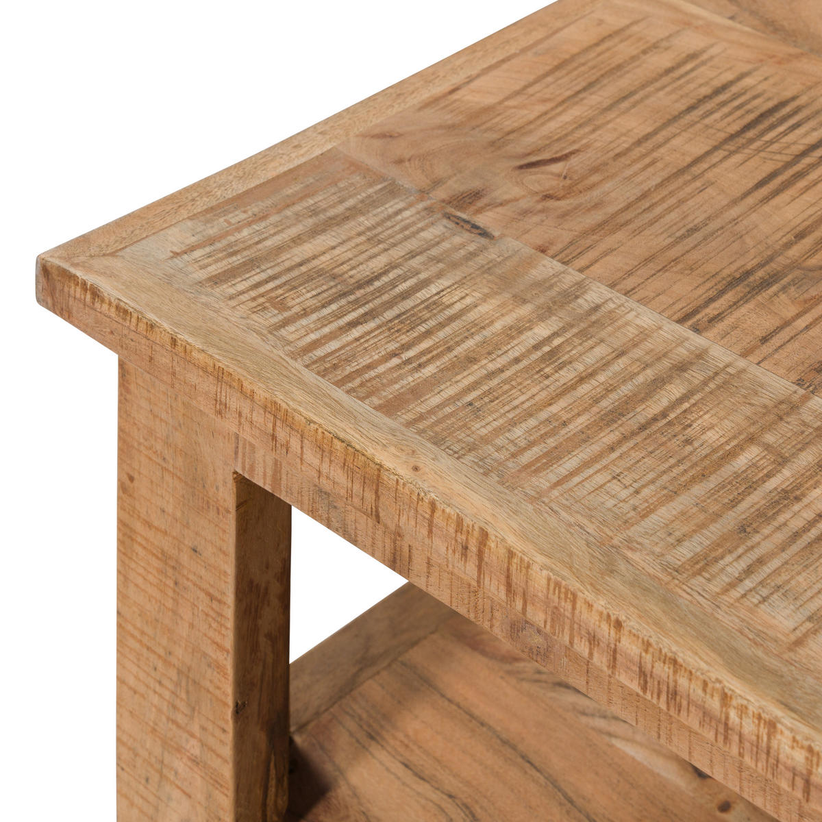 COUCHTISCH Akazie 90x90x48 natur versiegelt NATURE OF SPIRIT #305 - Naturfarben, Holz (90/90/48cm) - Massivmoebel24