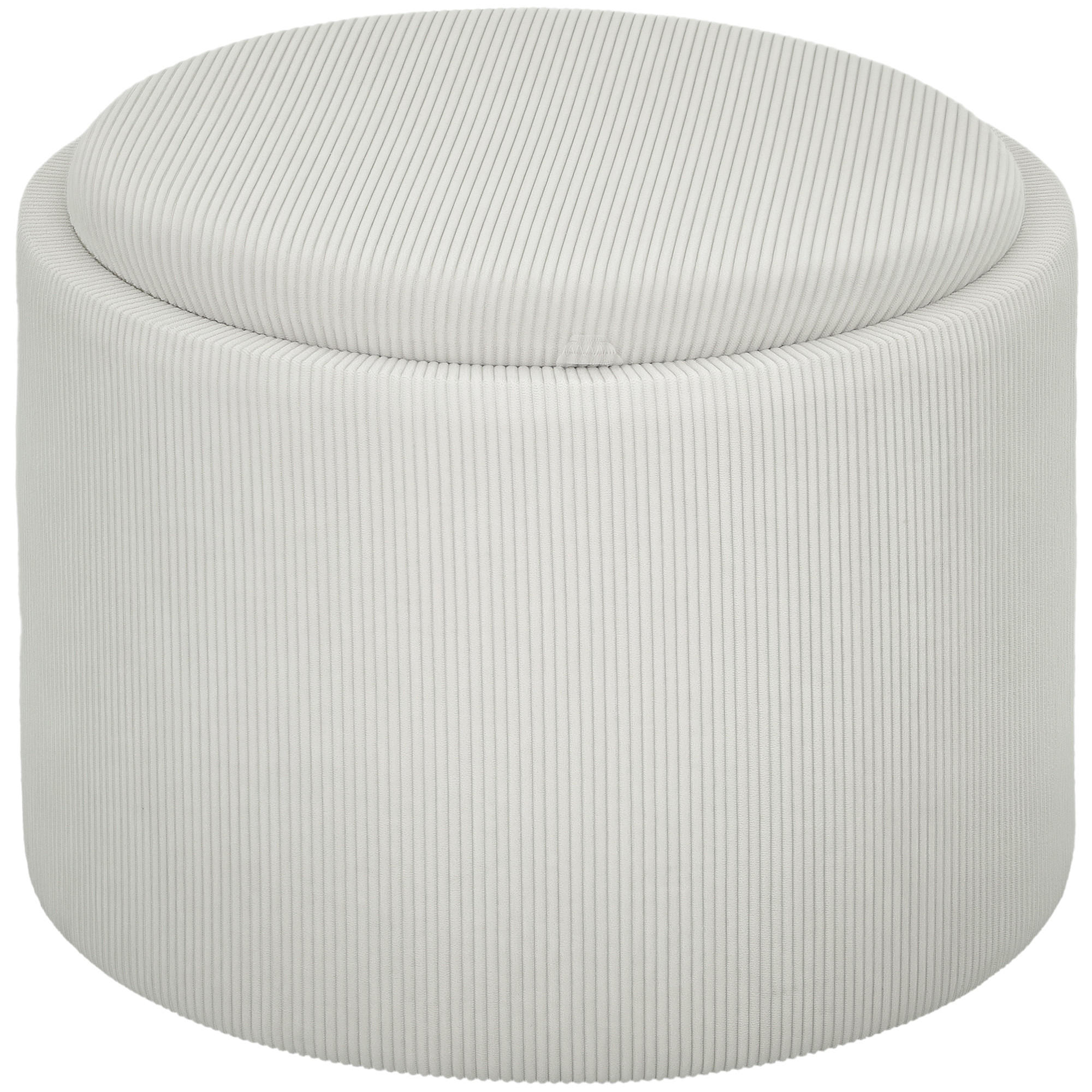 HOMCOM PODNOS s úložným prostorem 56 x 56 x 42 cm krémově bílý