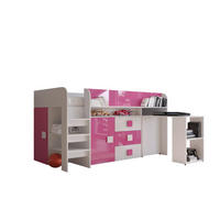 HOCHBETT 203,3/106,6/125 - Pink/Weiß, Holz (90/200cm) - MÖBEL KRYSPOL