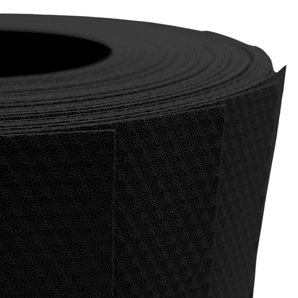 SICHTSCHUTZSTREIFEN Delux-P Einzelstreifen Wabenstruktur Schwarz 10x 2,55m - Schwarz, Kunststoff (255/19cm) - ZAUN|ZU