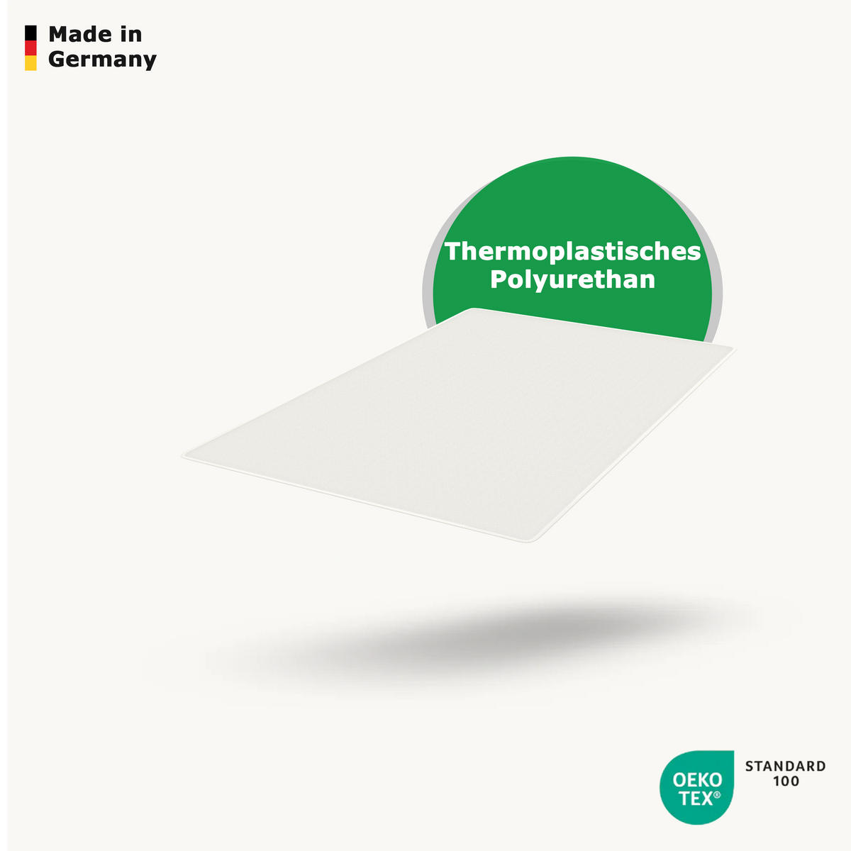 MATRATZENSCHONER 100 x 200 cm, wasserdicht - Weiß, Textil (100/200cm) - Schlaftroll