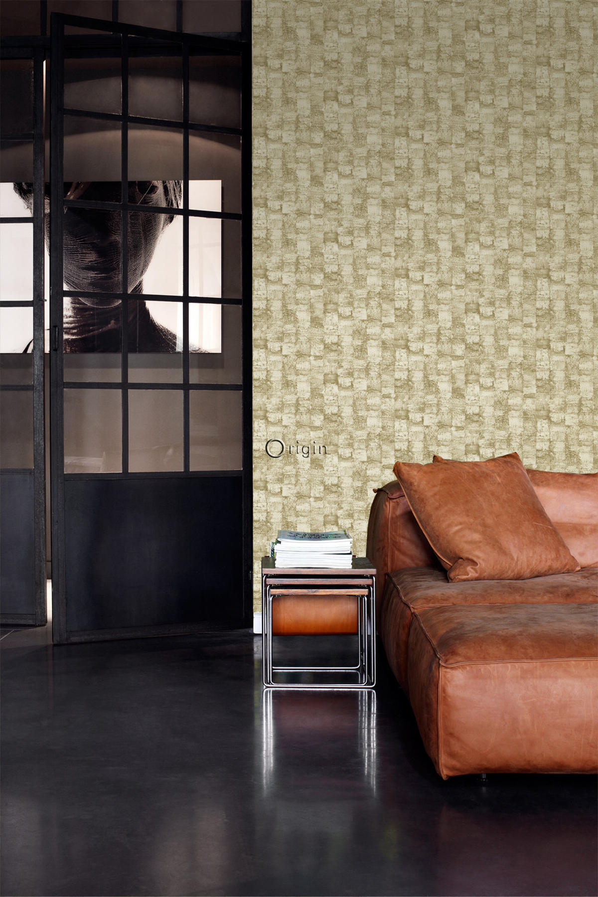 TAPETE mit feiner Struktur 53 cm x 10.05 m - Beige, Papier (53/1000cm) - Origin Wallcoverings