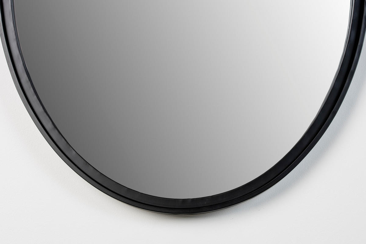 SPIEGEL Matz - Schwarz - 60/160/3 cm - Schwarz, Metall (160/3/60cm)
