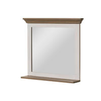 SPIEGEL Mango 70x15x63 weiß lackiert TOULOUSE #134 - Weiß, Holz (70/63/15cm) - Massivmoebel24
