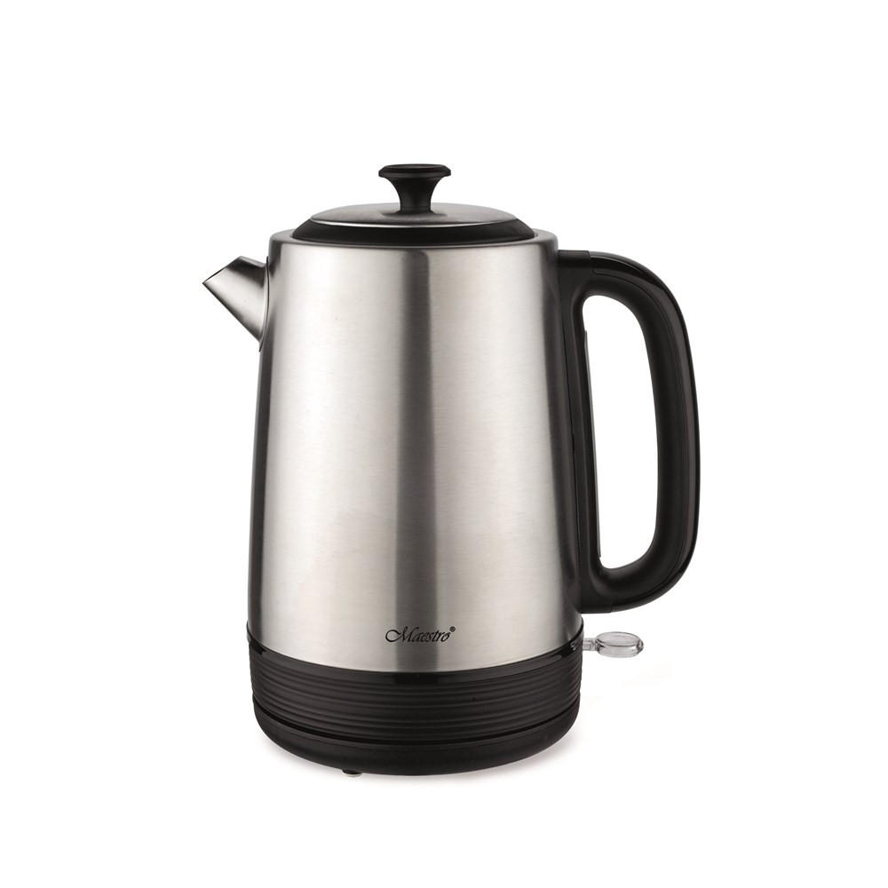 WASSERKOCHER ELEKTRISCH Silber 15/15/24 cm MR048 - Silberfarben, Metall (15/24/15cm) - Maestro 
