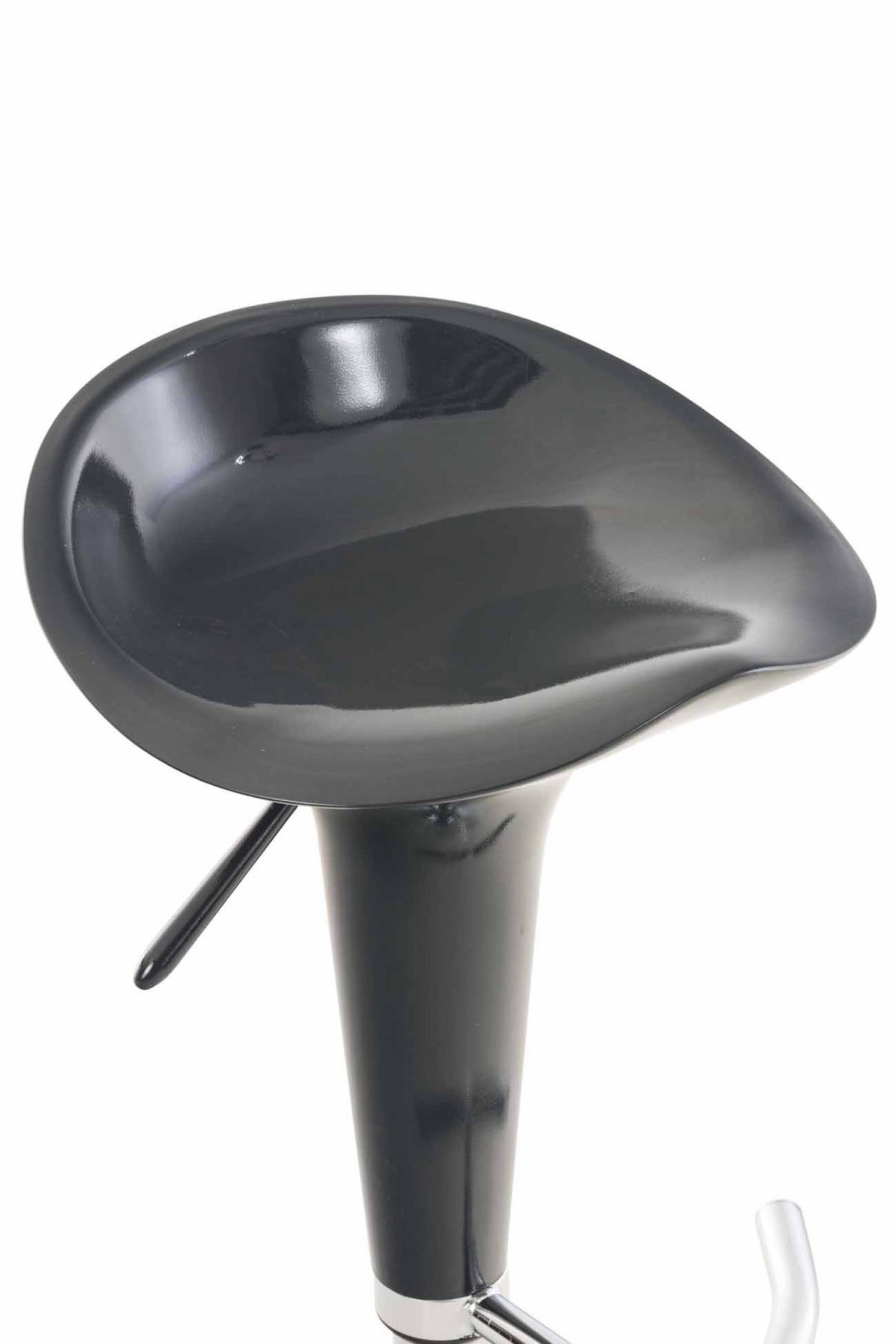 BARHOCKER Kunststoff Grau - Chromfarben/Grau, Kunststoff/Metall (37/87/37cm) - CLP