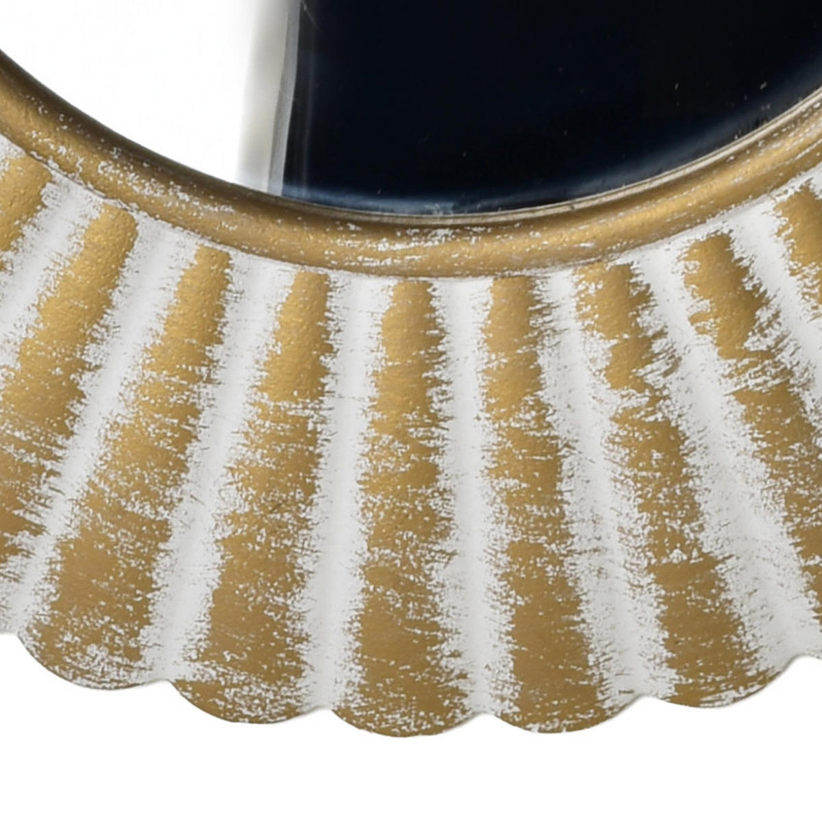 DEKOSPIEGEL Daz Natur 40/40/3 cm Holz - Goldfarben, Holz (40/3/40cm) - Mondex