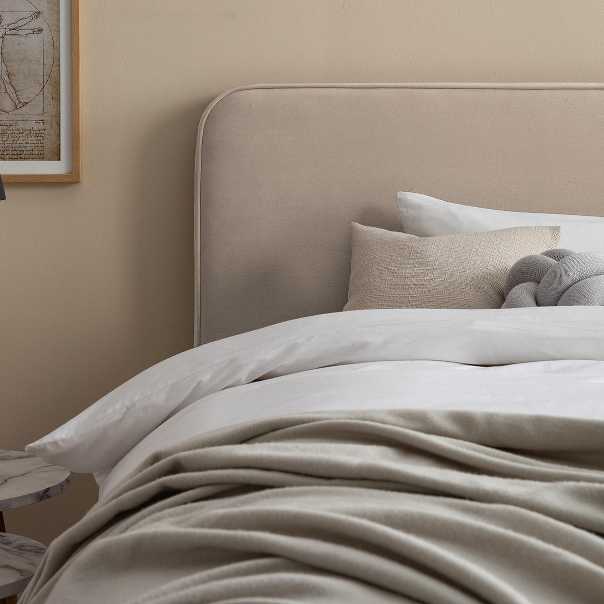 POLSTERBETT - Beige, Textil (140/200cm) - home24