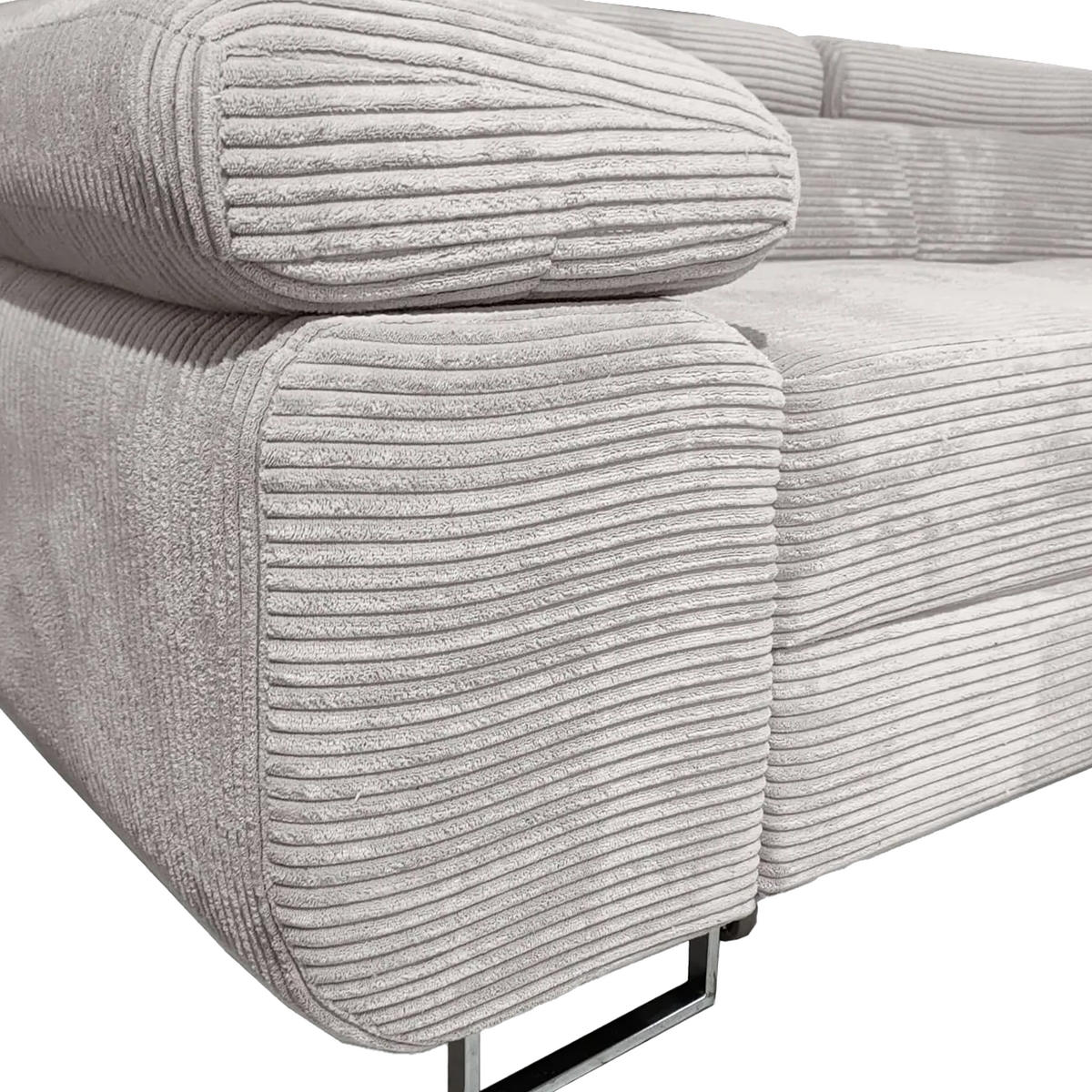 ECKSOFA Warton mit Schlaffunktion, Creme - Creme, Textil (275/202cm) - Fedve